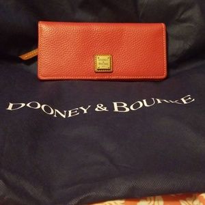 Dooney and Bourke red wallet